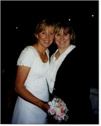 Jeanie and Diane at Wedding Nov. 2000